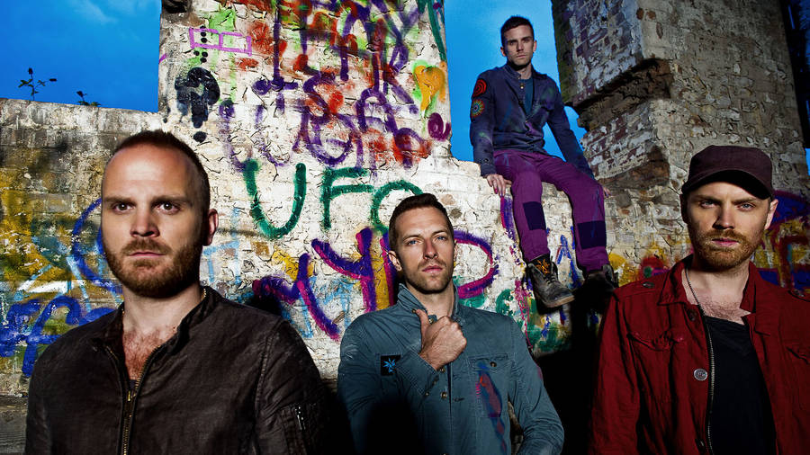 Coldplay Members Street Graffiti Wallpaper