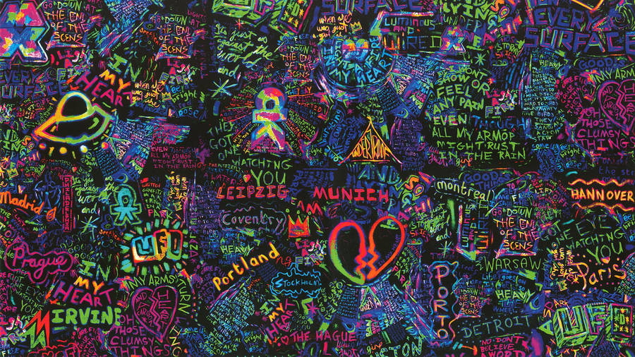 Coldplay Mylo Xyloto Album Artwork Wallpaper