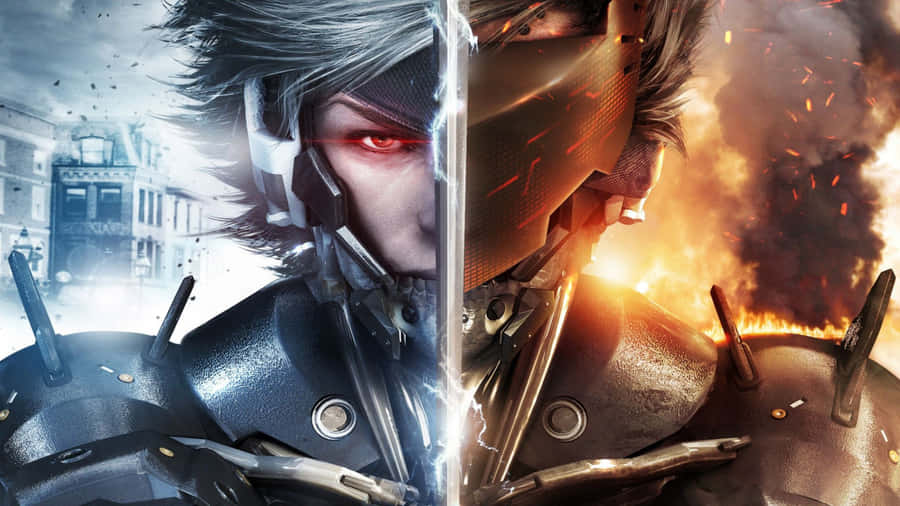 Collage Raiden Metal Gear 4k Rising Wallpaper