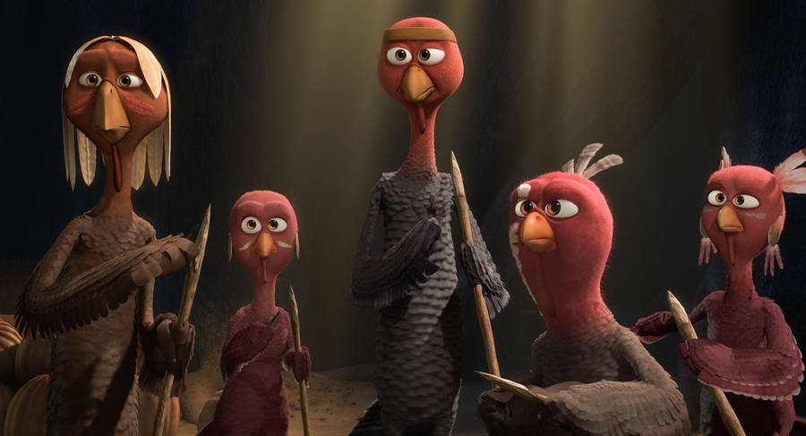 Colonial Turkeys From Free Birds Wallpaper
