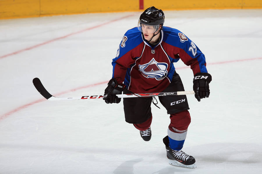 Colorado Avalanche Jersey Nathan Mackinnon Wallpaper