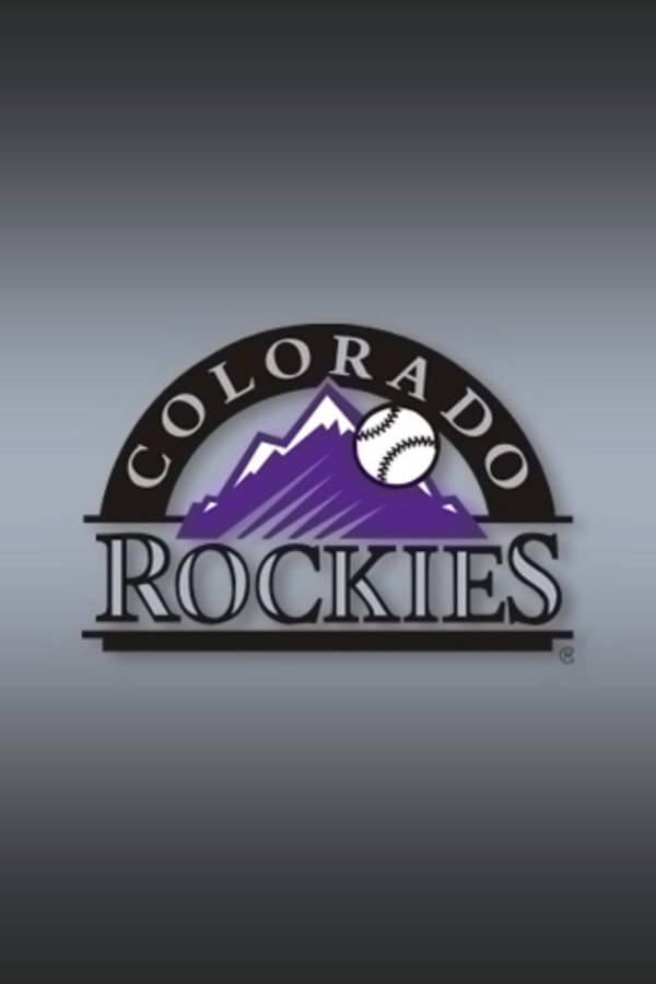 Colorado Rockies Black And Gray Wallpaper