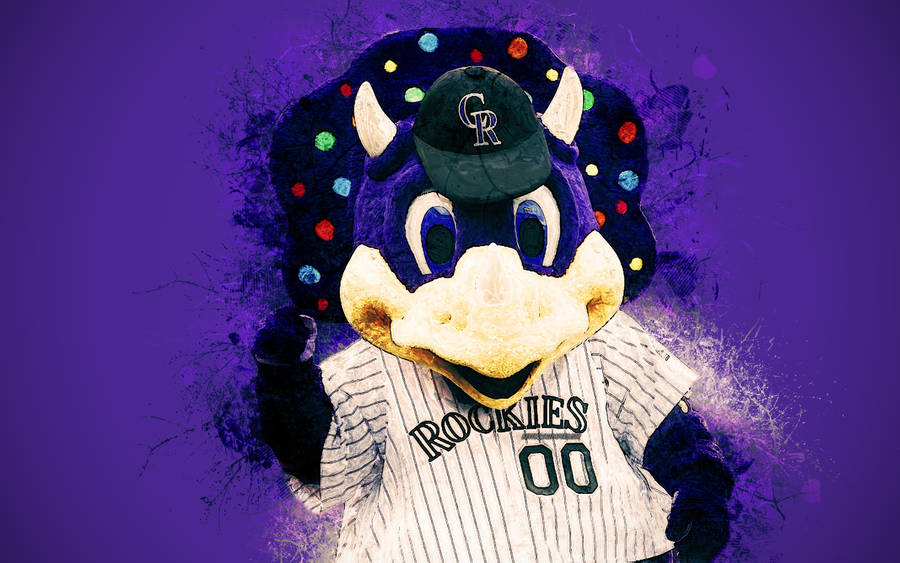 Colorado Rockies Dinger Dinosaur Wallpaper