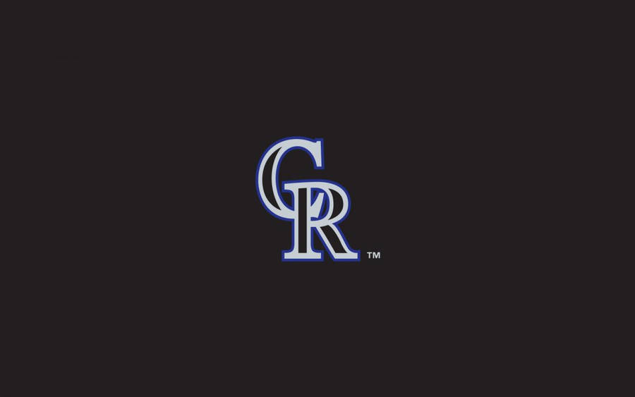 Colorado Rockies Logo Black Background Wallpaper