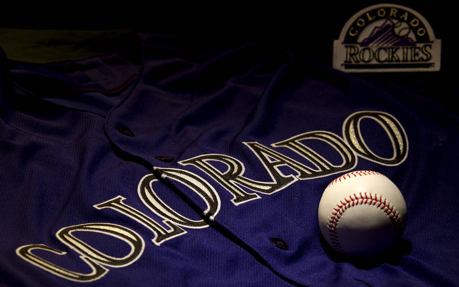 Colorado Rockies Purple Jersey Wallpaper