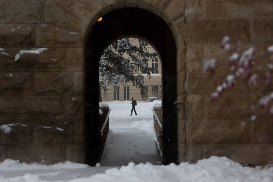 Colorado School Of Mines Stone Arch Wallpaper