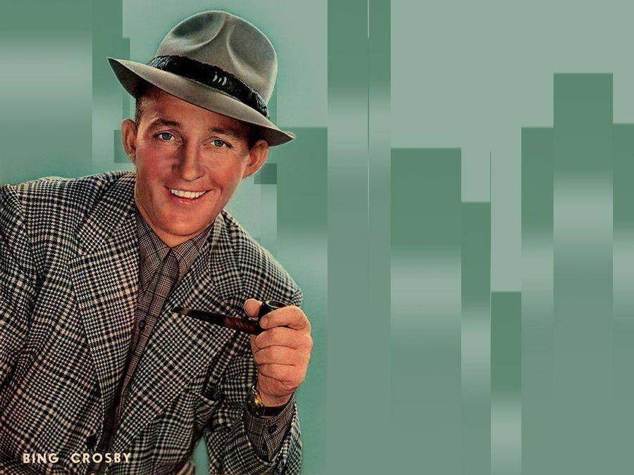 Colored Bing Crosby On Formal Wear Wallpaper