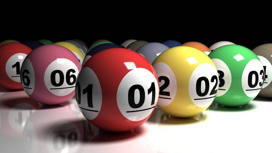 Colored Powerball Set Wallpaper