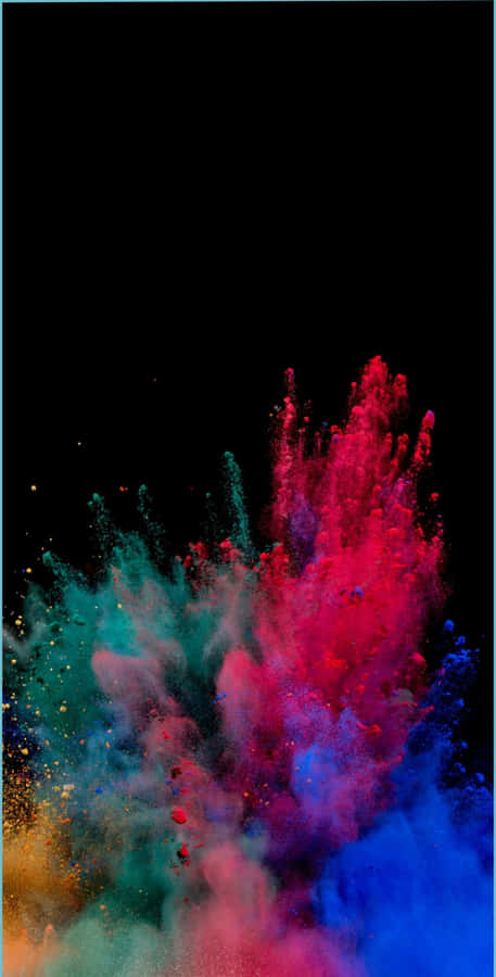 Colorful Aesthetic Explosion Mobile Wallpaper