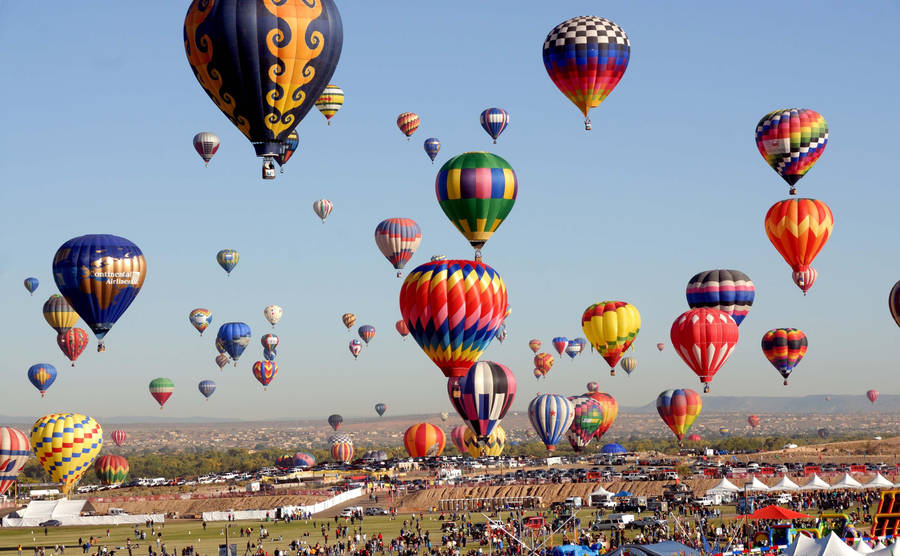 Colorful Albuquerque Sky Wallpaper