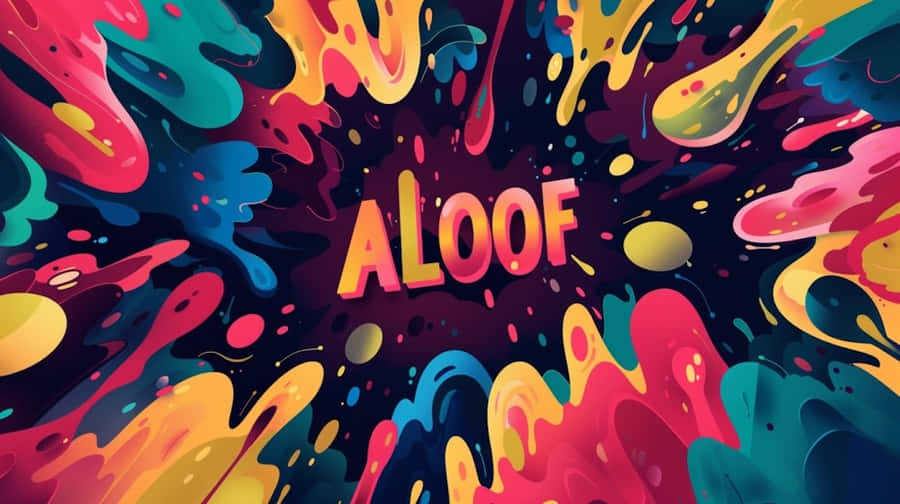 Colorful Aloof Explosion Graphic Wallpaper