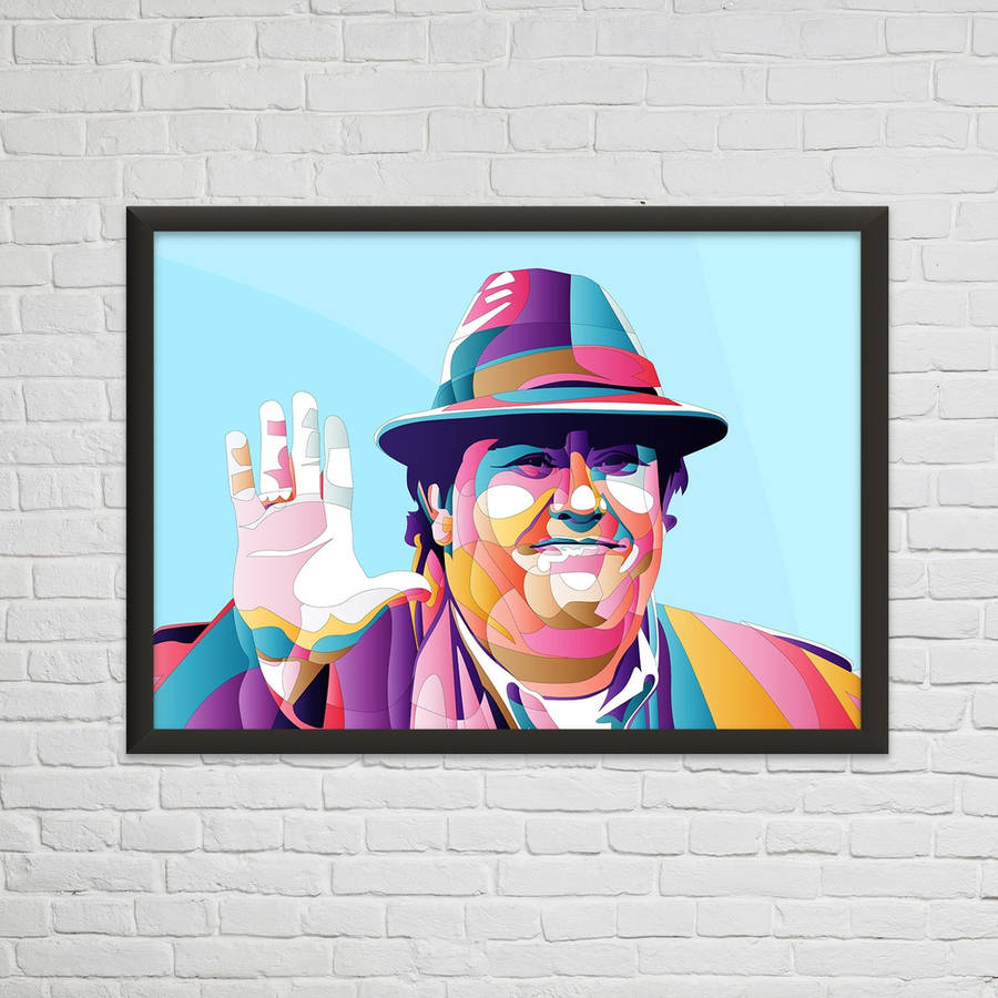 Colorful Art John Candy Wallpaper