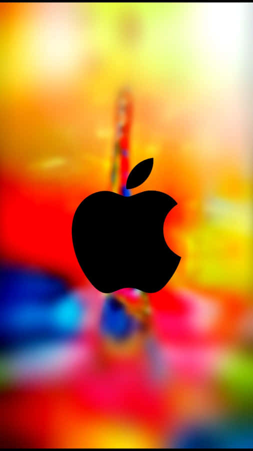 Colorful Black Logo Amazing Apple Hd Iphone Wallpaper