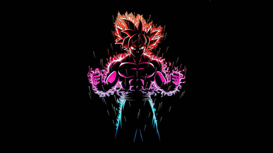 Colorful Classic Goku Dbz 4k Wallpaper