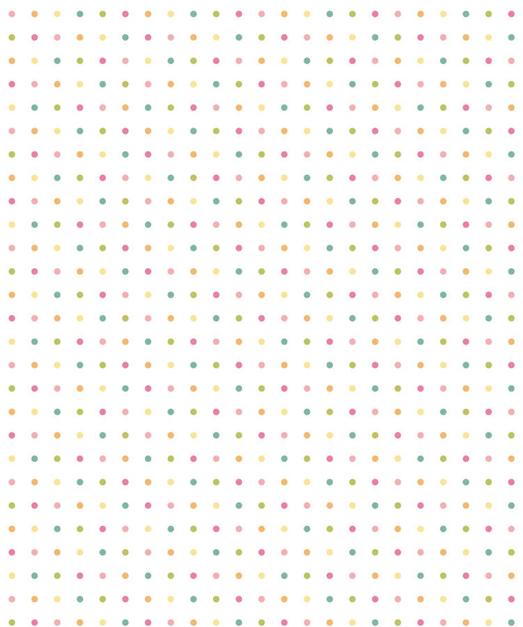 Colorful Close Knit Polka Dot Wallpaper