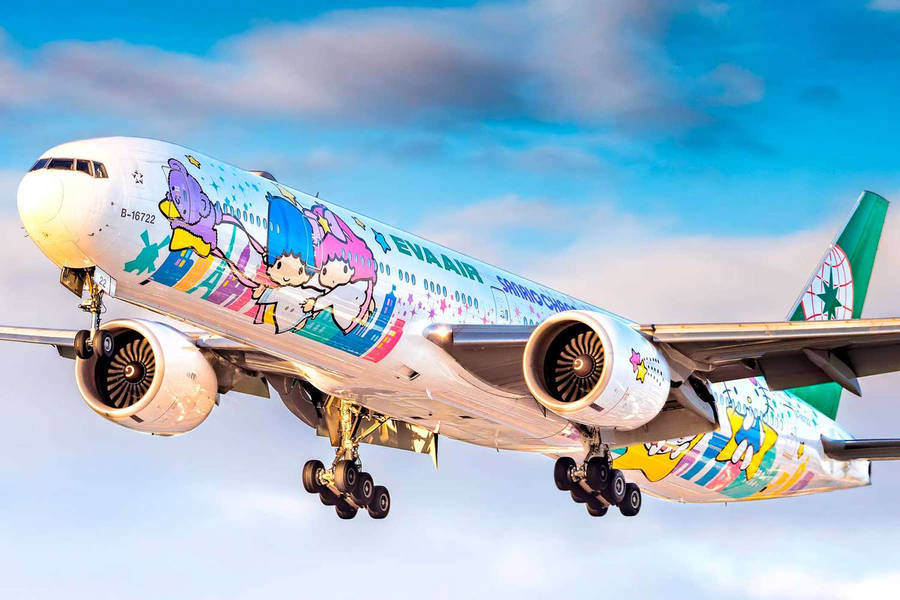 Colorful Design Eva Air Wallpaper