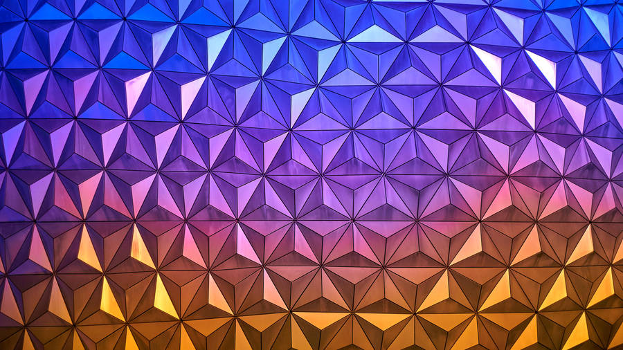 Colorful Epcot Close Up Wallpaper