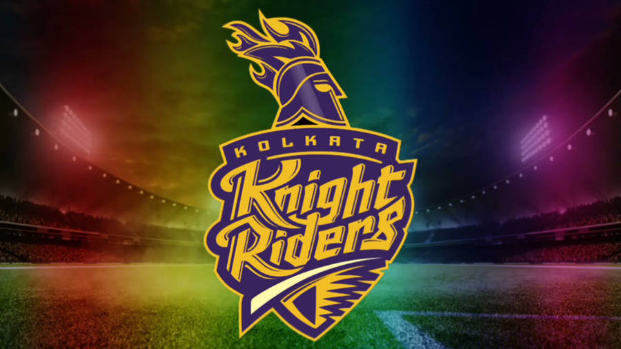 Colorful Kolkata Knight Riders Art Wallpaper