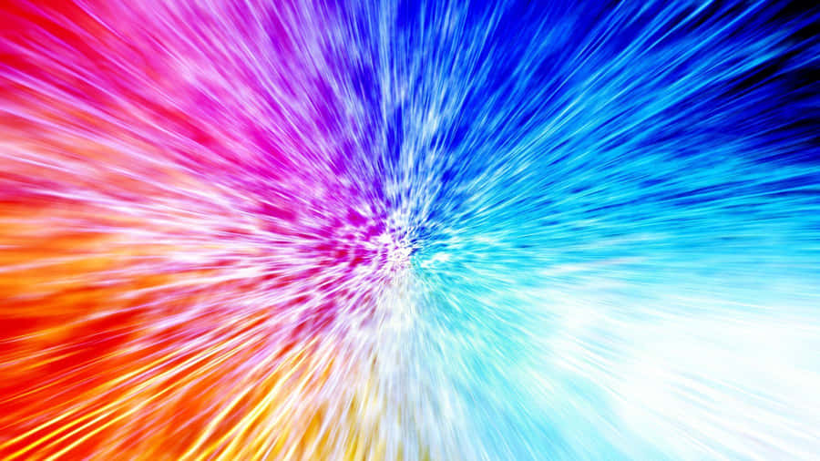 Colorful Light Burst Background Wallpaper