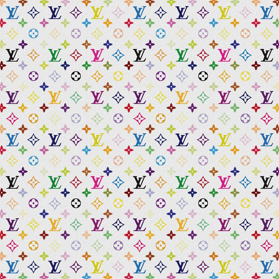 Colorful Louis Vuitton Monogram Desktop Wallpaper