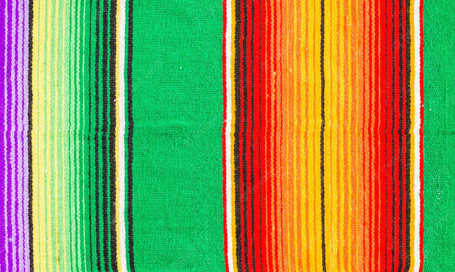 Colorful Mexican Serape Blanket Wallpaper