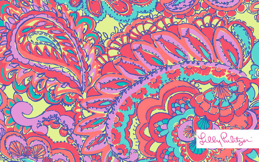 Colorful Patterns Lilly Pulitzer Desktop Wallpaper