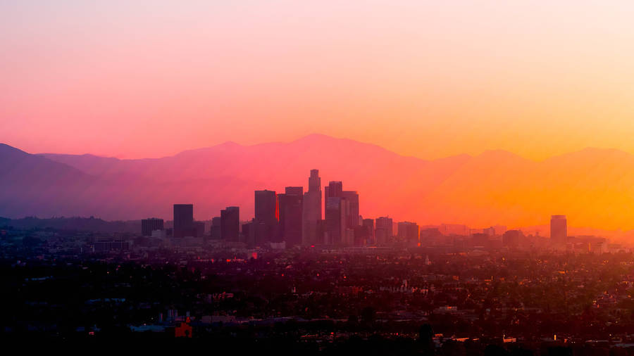 Colorful Photo Of Los Angeles 4k Wallpaper