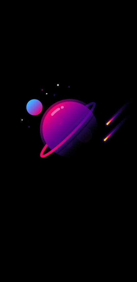 Colorful Planets 2k Amoled Wallpaper