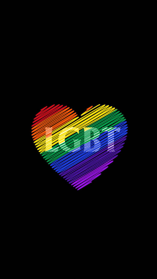 Colorful Rainbow Lgbt Phone Wallpaper