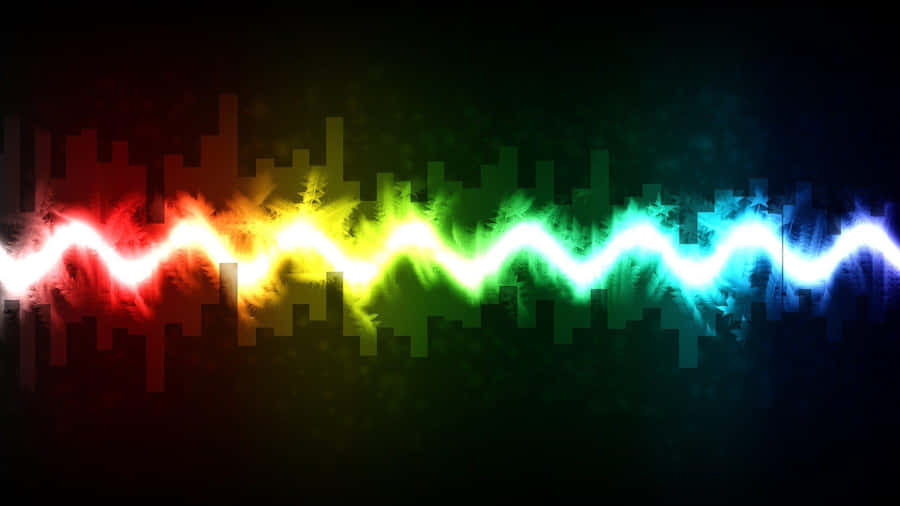 Colorful_ Soundwave_ Abstract_ Background Wallpaper