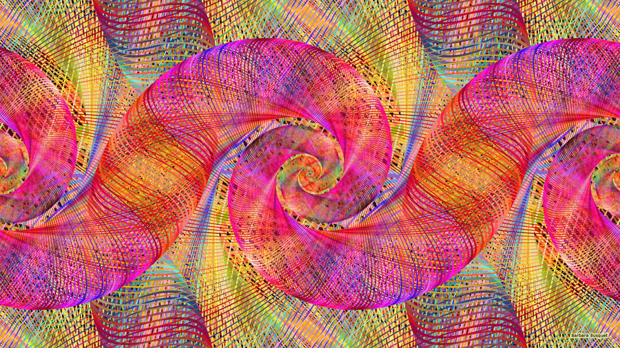Colorful Spiral Spring Wallpaper