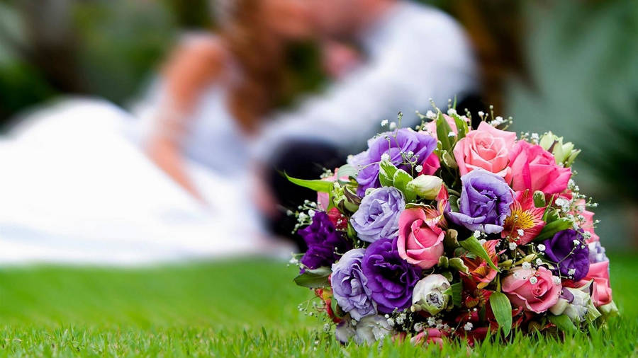 Colorful Wedding Bouquet Wallpaper