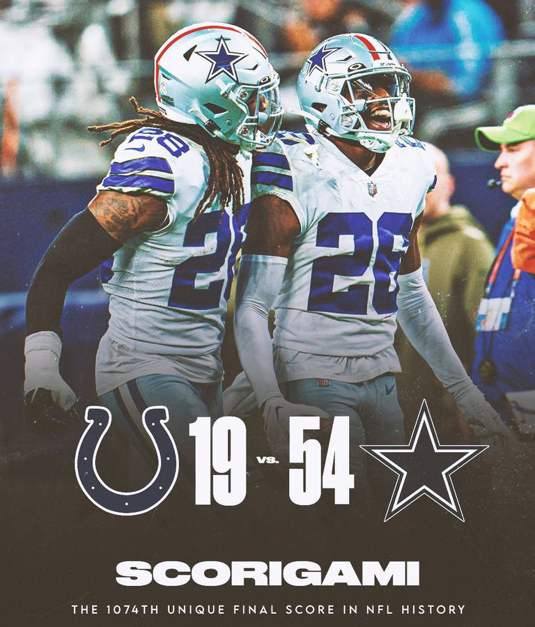 Colts And Cowboys Nfl Scores Wallpaper