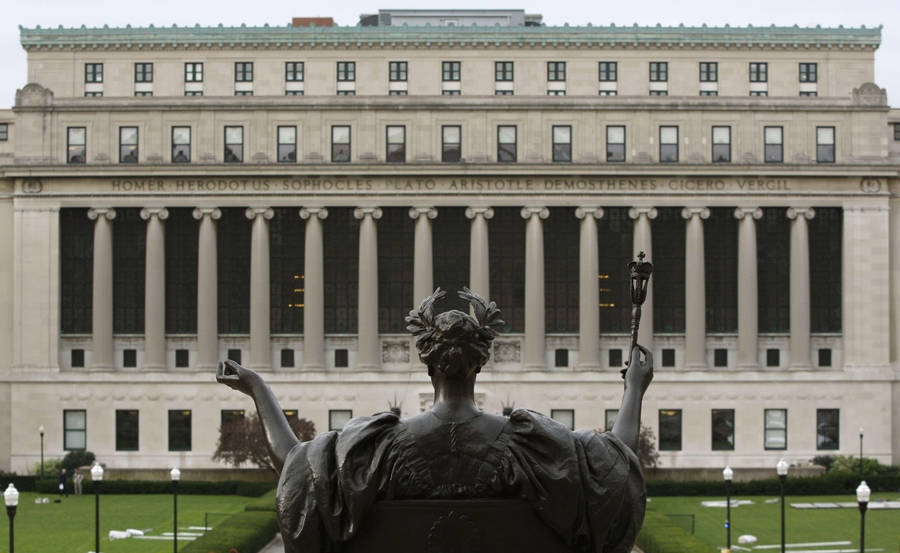 Columbia University Butler Library Alma Mater Wallpaper