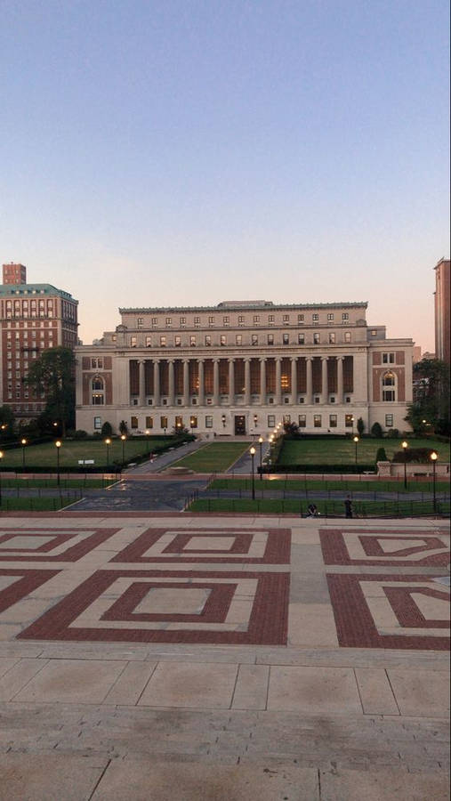 Columbia University Butler Library Phone Wallpaper