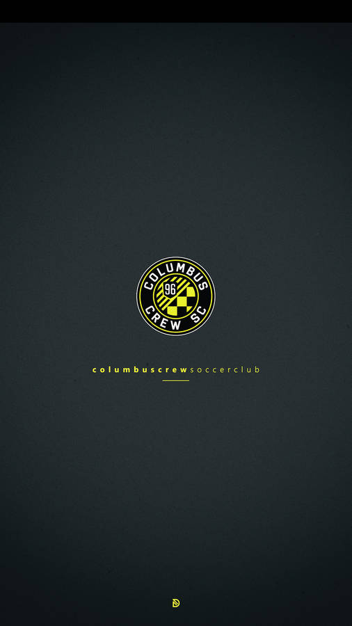 Columbus Crew In A Plain Black Background Wallpaper