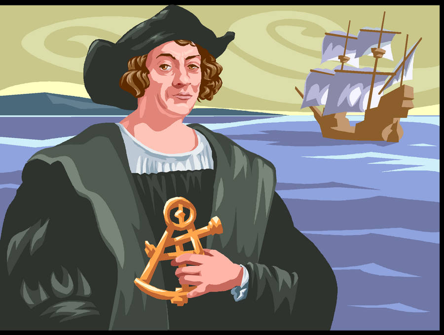 Columbus Day Explorer Christopher Wallpaper