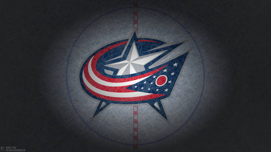 Columbus Hockey Team's Logo Design Wallpaper