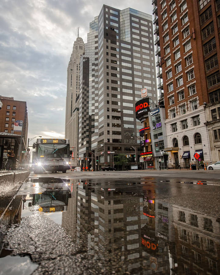 Columbus, Ohio Street Wallpaper