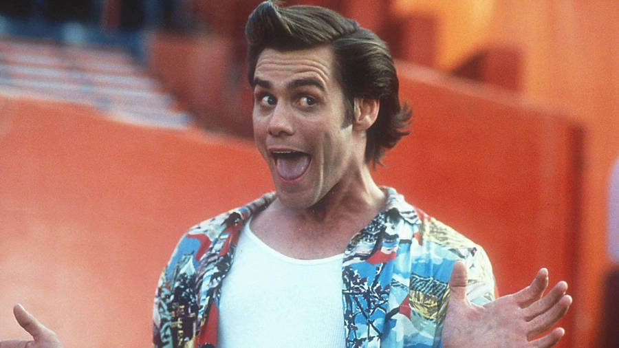 Comedy Legend Jim Carrey's Hilarious Expression Wallpaper