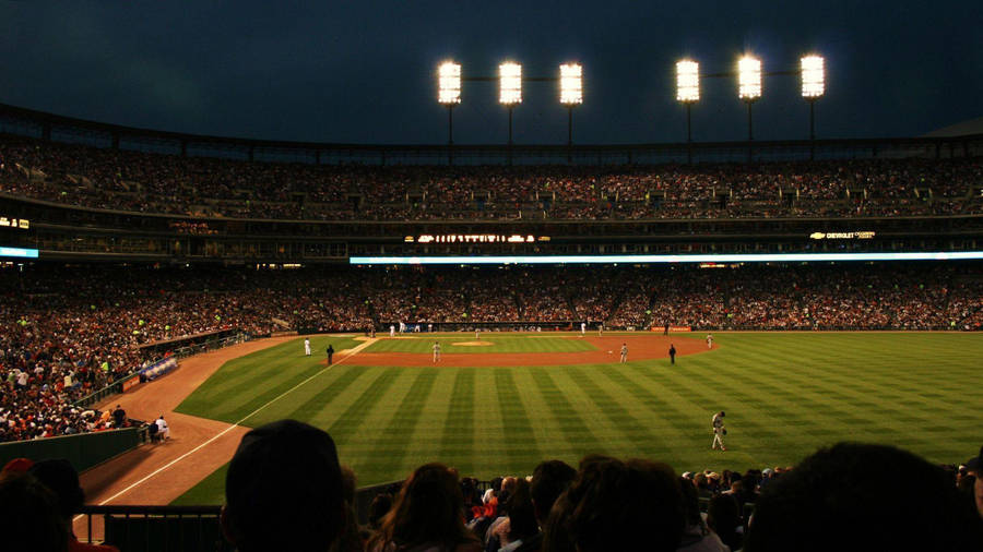 Comerica Park Of Detroit Tigers Wallpaper