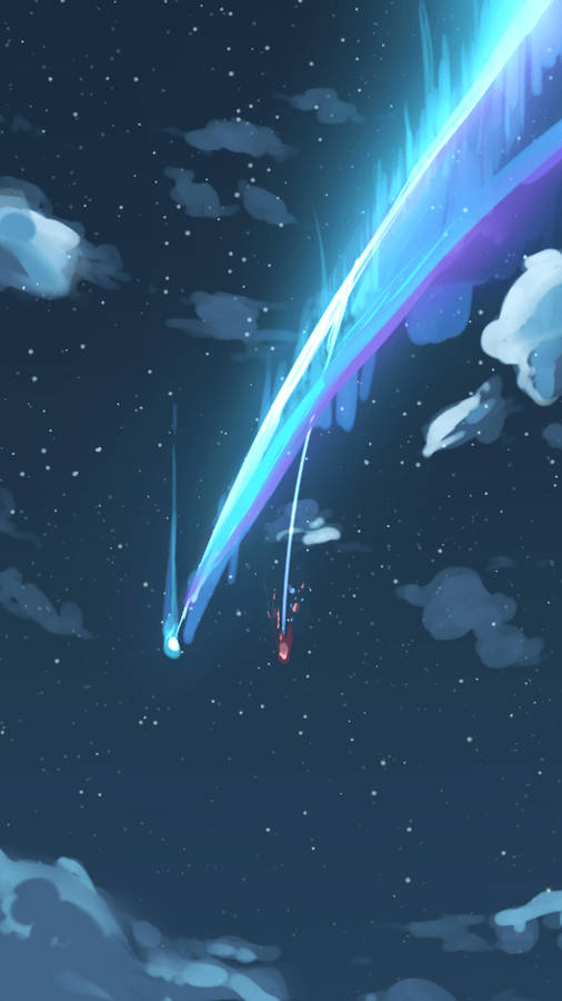 Comet Split Kimi No Na Wa Phone Wallpaper