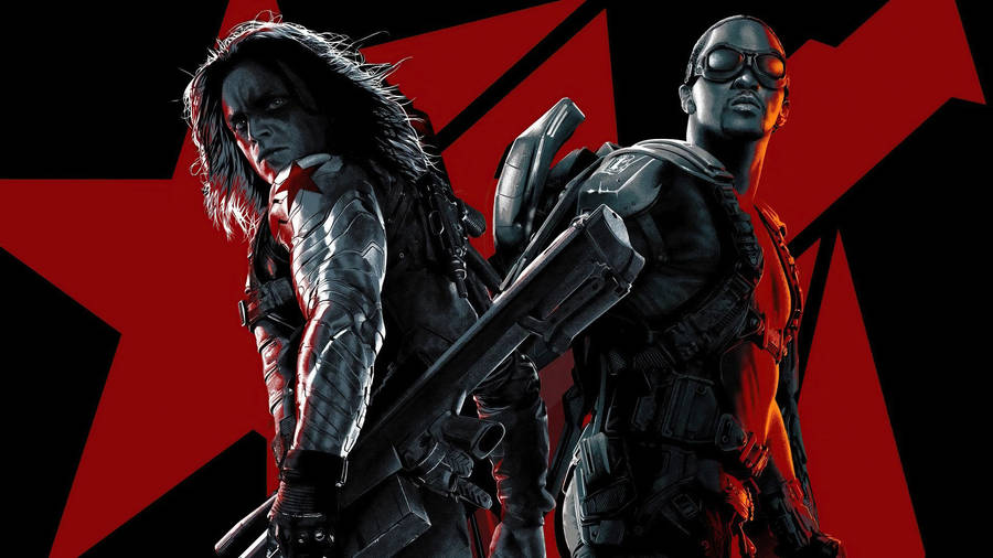 Comic Art Winter Soldier And Falcon Wallpaper