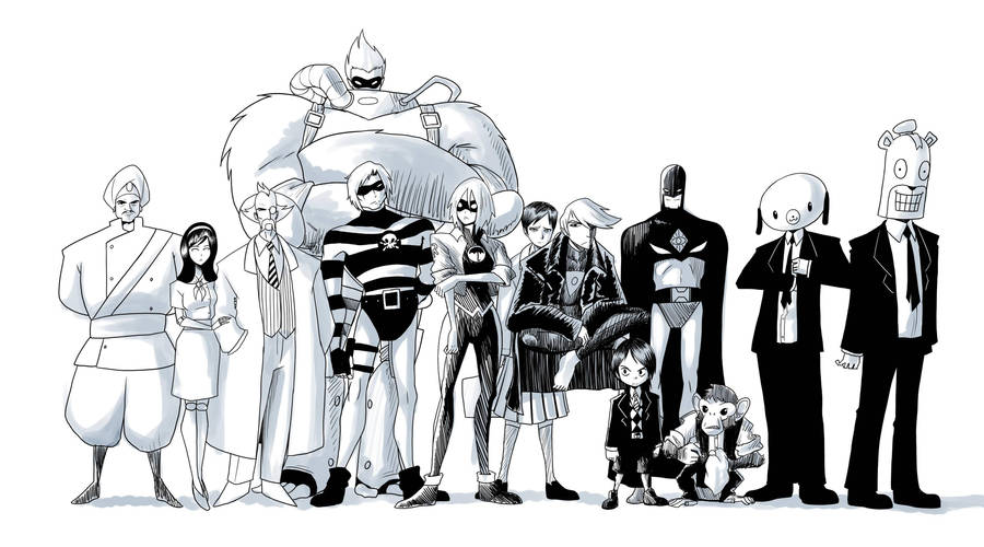 Comic Characters The Umbrella Academy Wallpaper