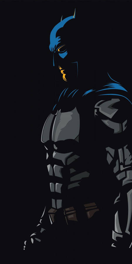 Comics Version Of Batman Dark Iphone Wallpaper