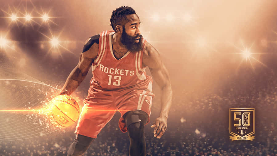 Competitive Thrills In Nba 2k Digital Universe Wallpaper