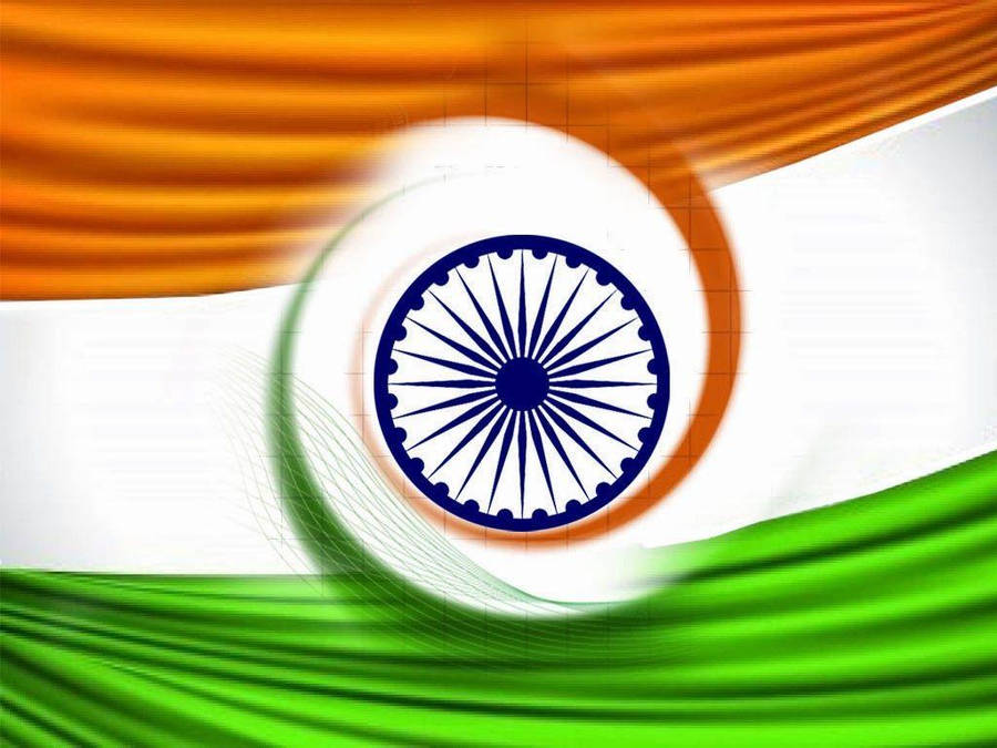 Complex Indian Flag Hd Wallpaper