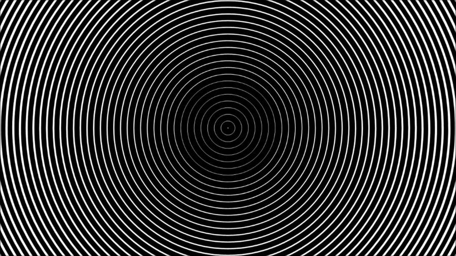 Concentric Circles Hypnosis Pattern Wallpaper