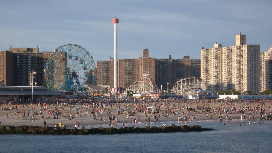 Coney Island Beach Wallpaper