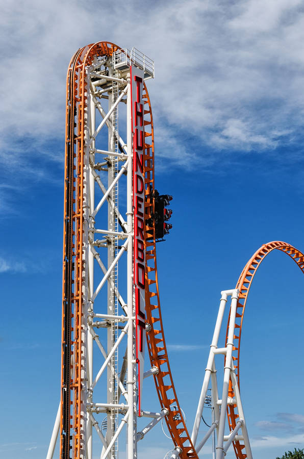 Coney Island Roller Coaster Peak Wallpaper